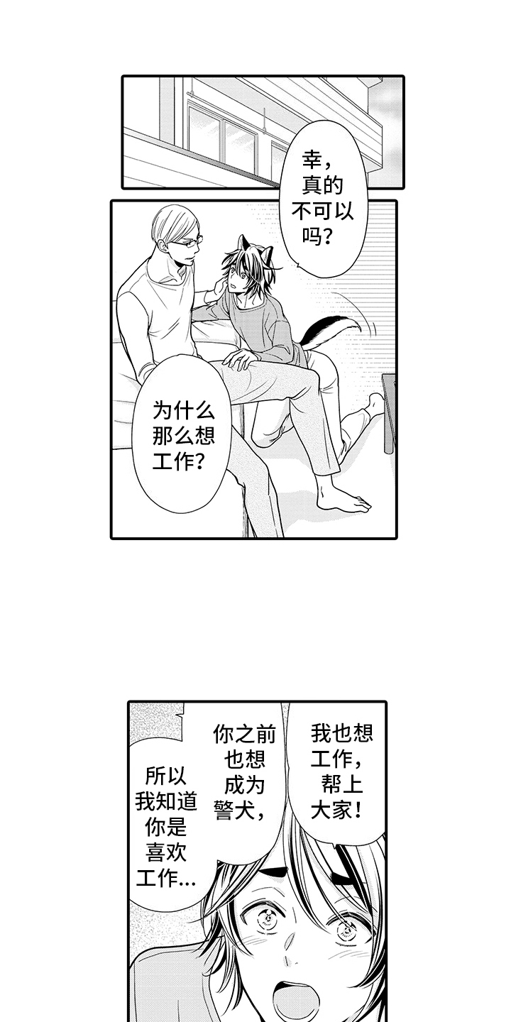 毛茸茸的猫漫画,第6话4图