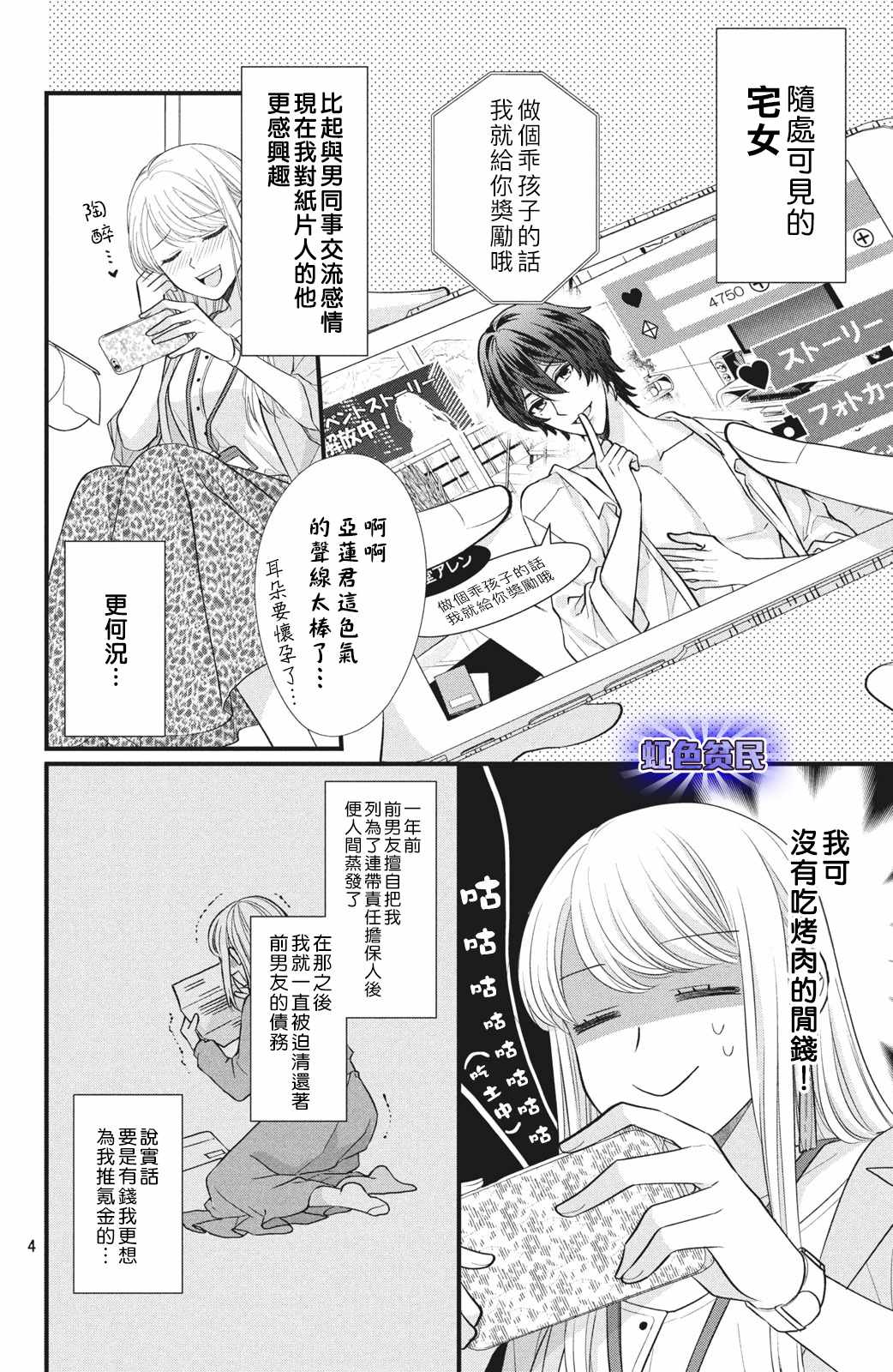 副社长大人轻点宠～我的溺爱SSR老公～漫画,第1话我想要抽卡…4图