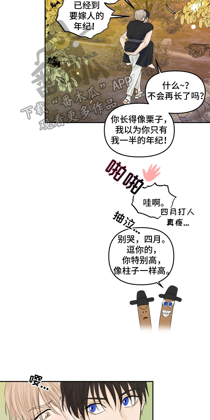 饥饿的狐狸看到葡萄架上挂着葡萄漫画,第8话2图