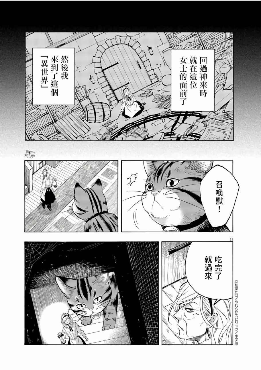 异世界猫和不高兴魔女漫画,第1话2图