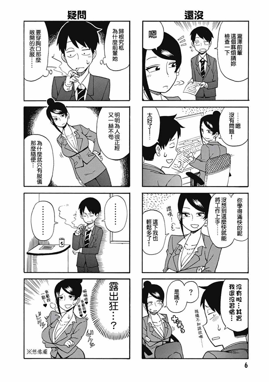 美女上司泷泽小姐漫画,第1话3图