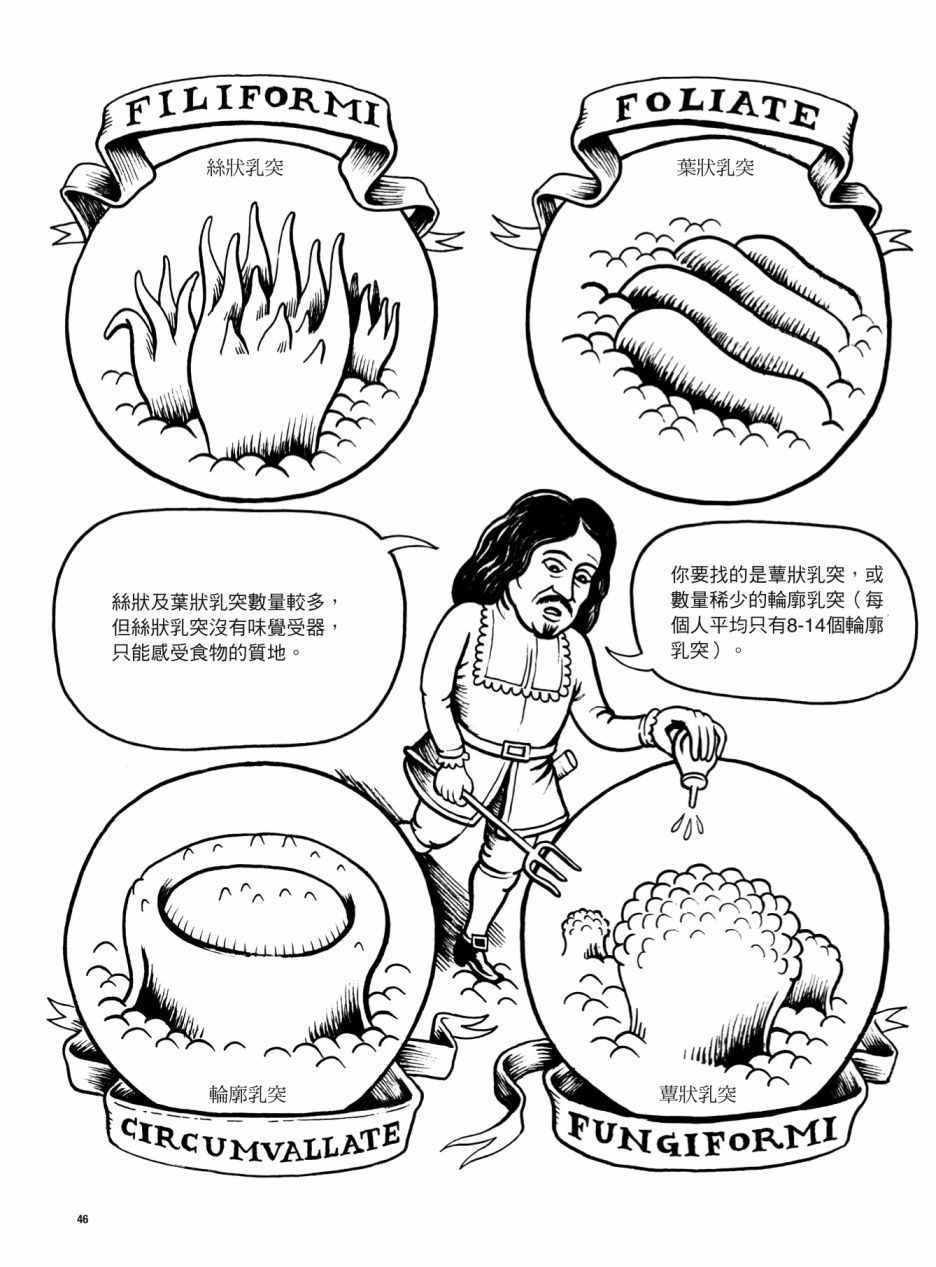 看漫画了解人体感官漫画,第1卷1图