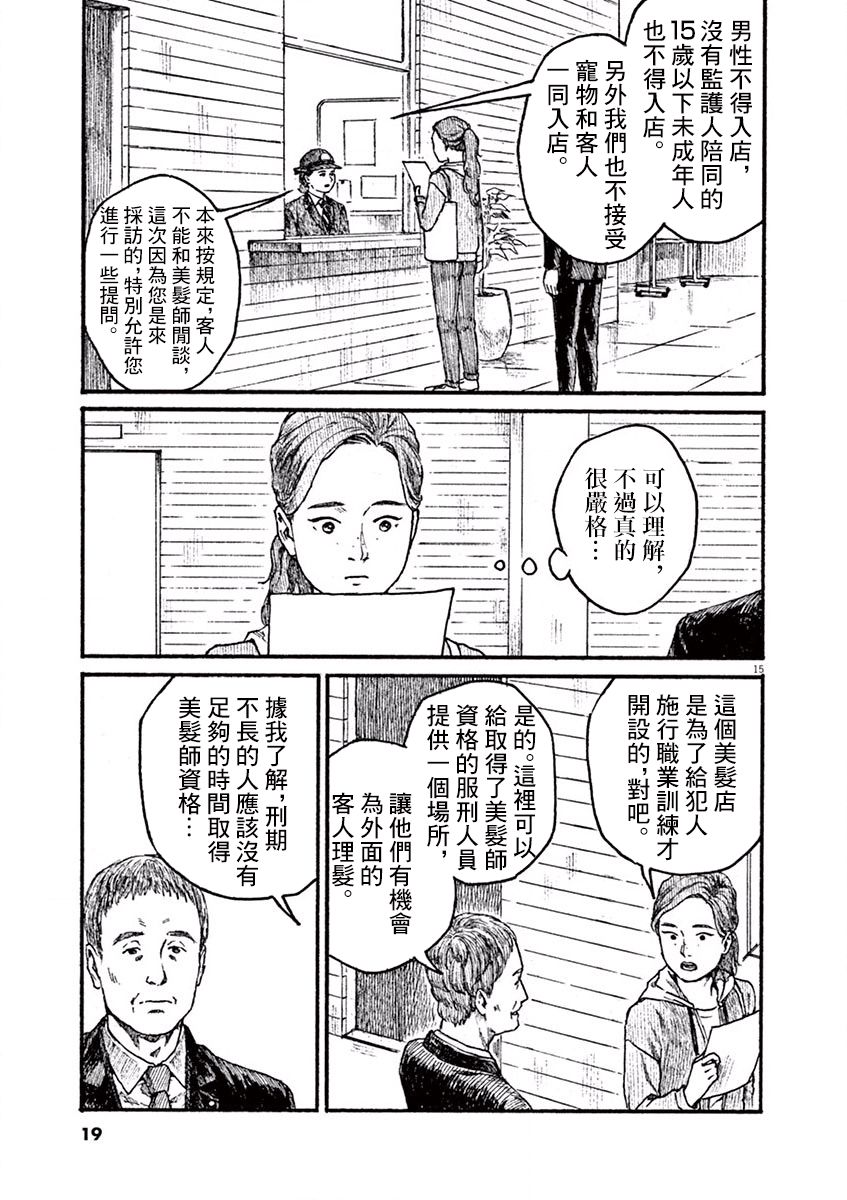 高墙里的美发店漫画,第1话芦原志穗3图