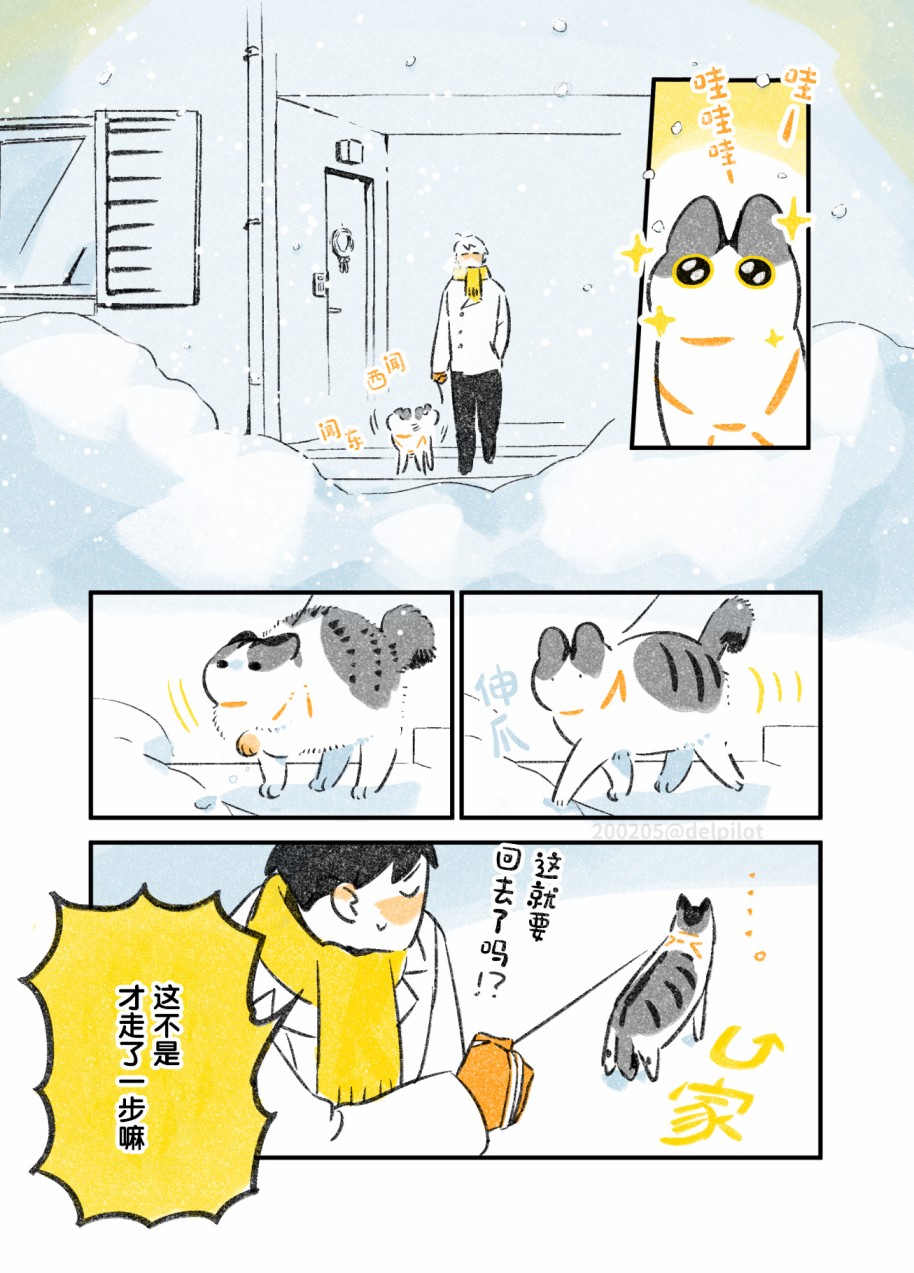 和猫在一起生活的日记漫画,第10话3图