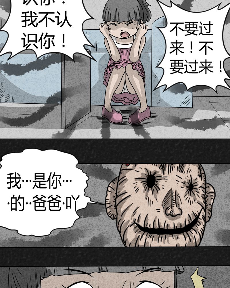 猎诡实录讲什么漫画,第3章：恐怖的爸爸4图