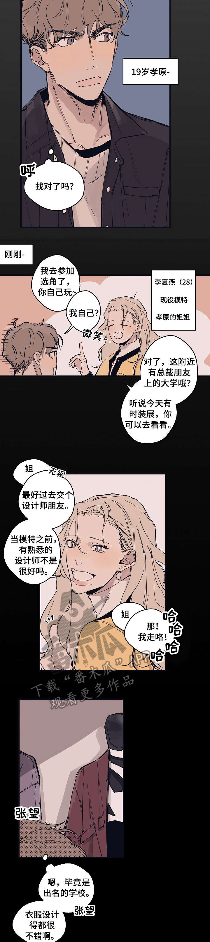 时尚跑酷游戏漫画,第4章：作品1图