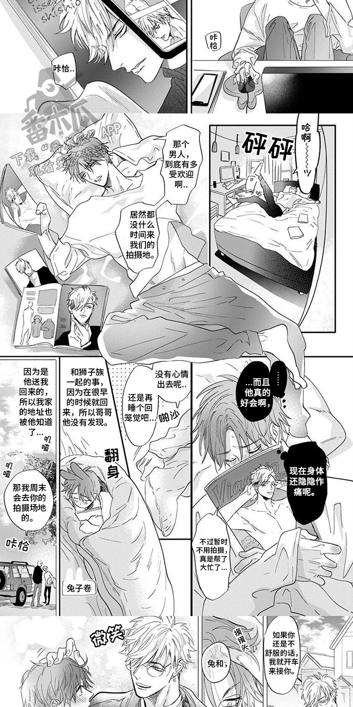 狮子和兔子的恋爱故事漫画,第8话1图