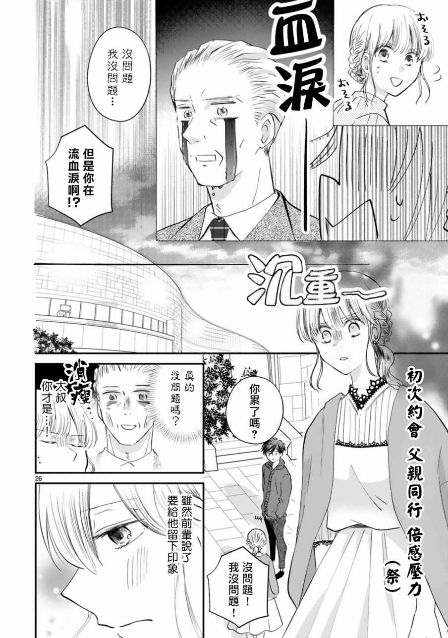 因故，大叔在为我的恋情应援（脑内）漫画,第2话1图