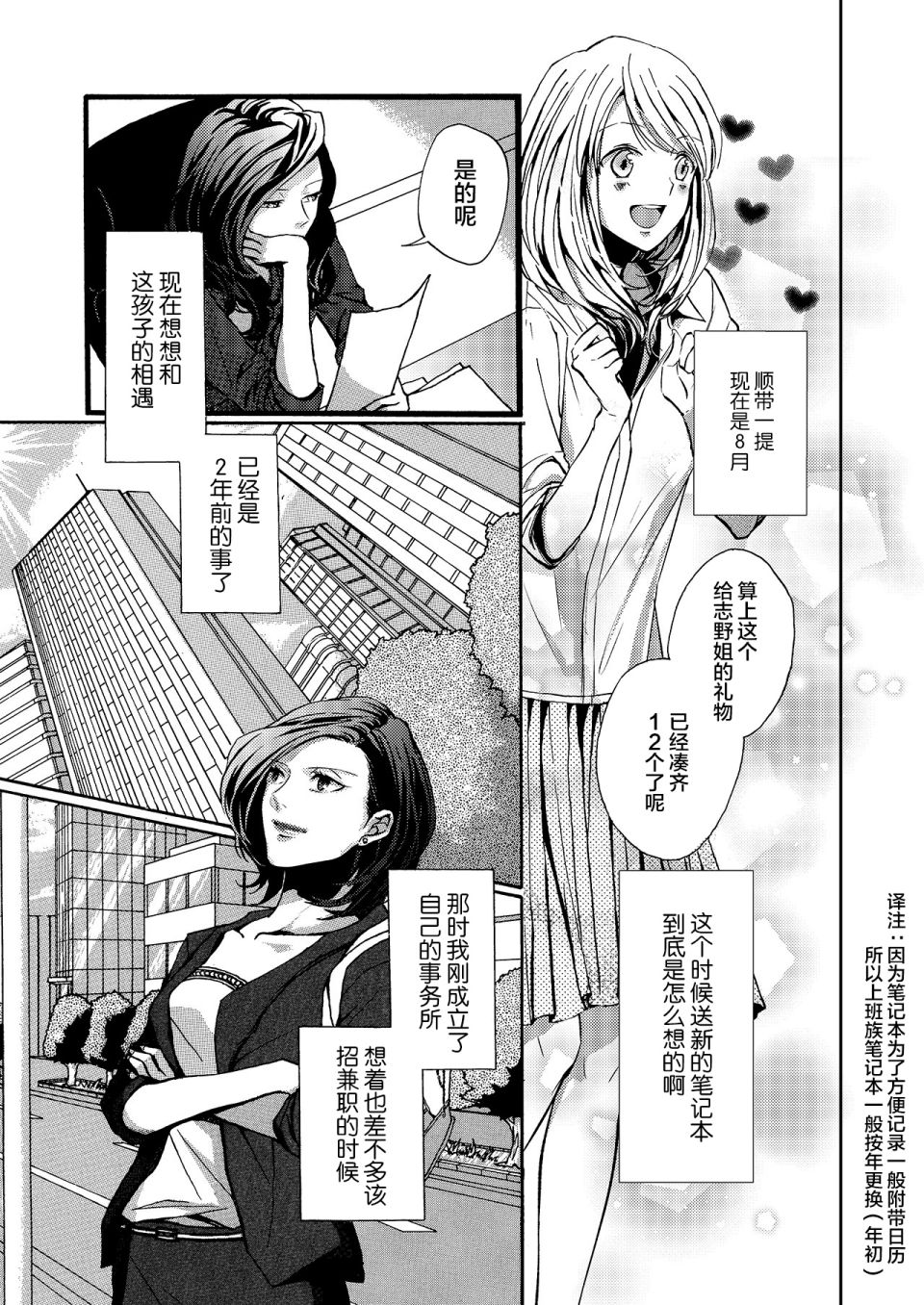 每月都不嫌烦送生日礼物给我的兼职女孩漫画,第1话2图