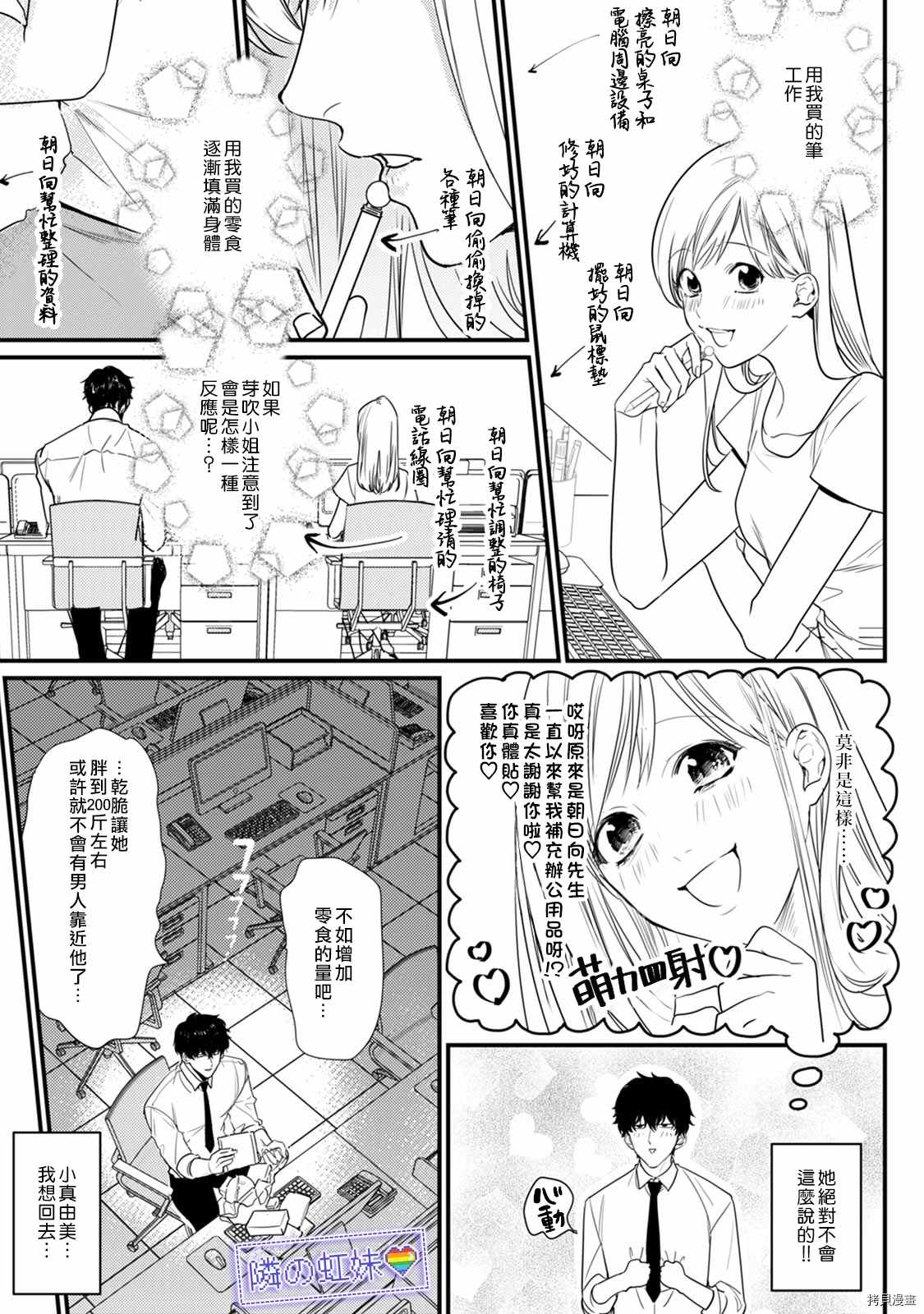 邻座的变态前辈漫画,1卷番外1图