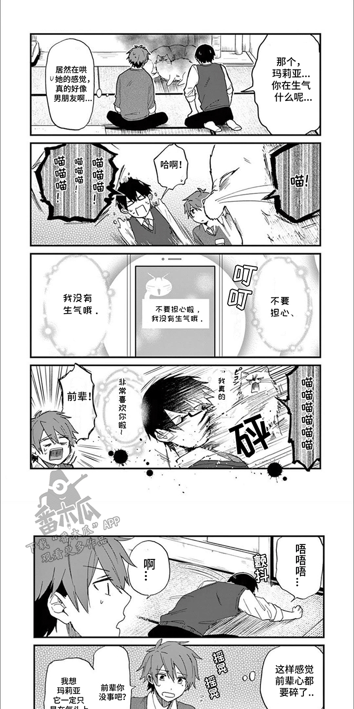 三花猫猫部漫画,第7话1图