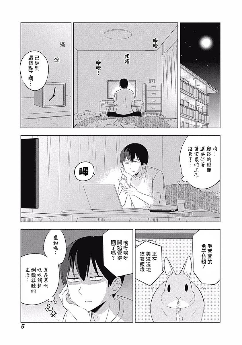 兔子目社畜科漫画,第1话4图