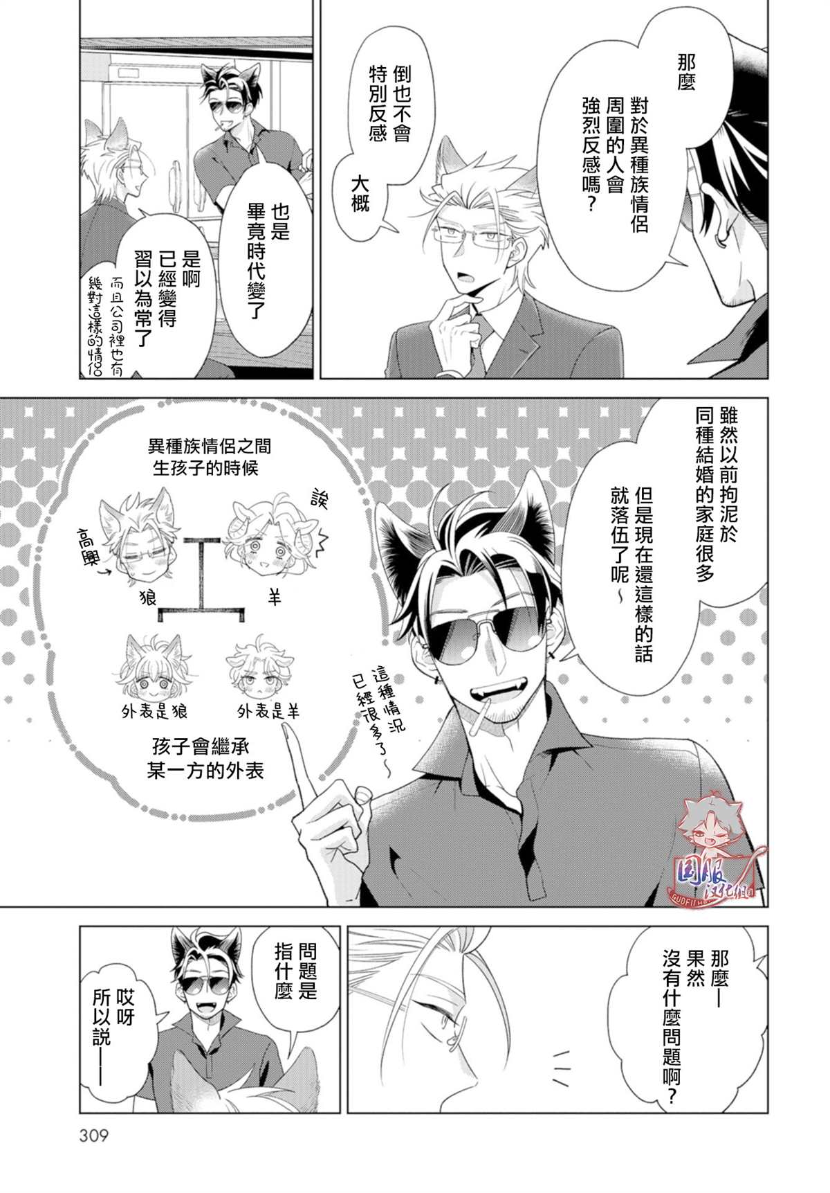 狼部下和羊上司漫画,第6话不养只狼吗2图