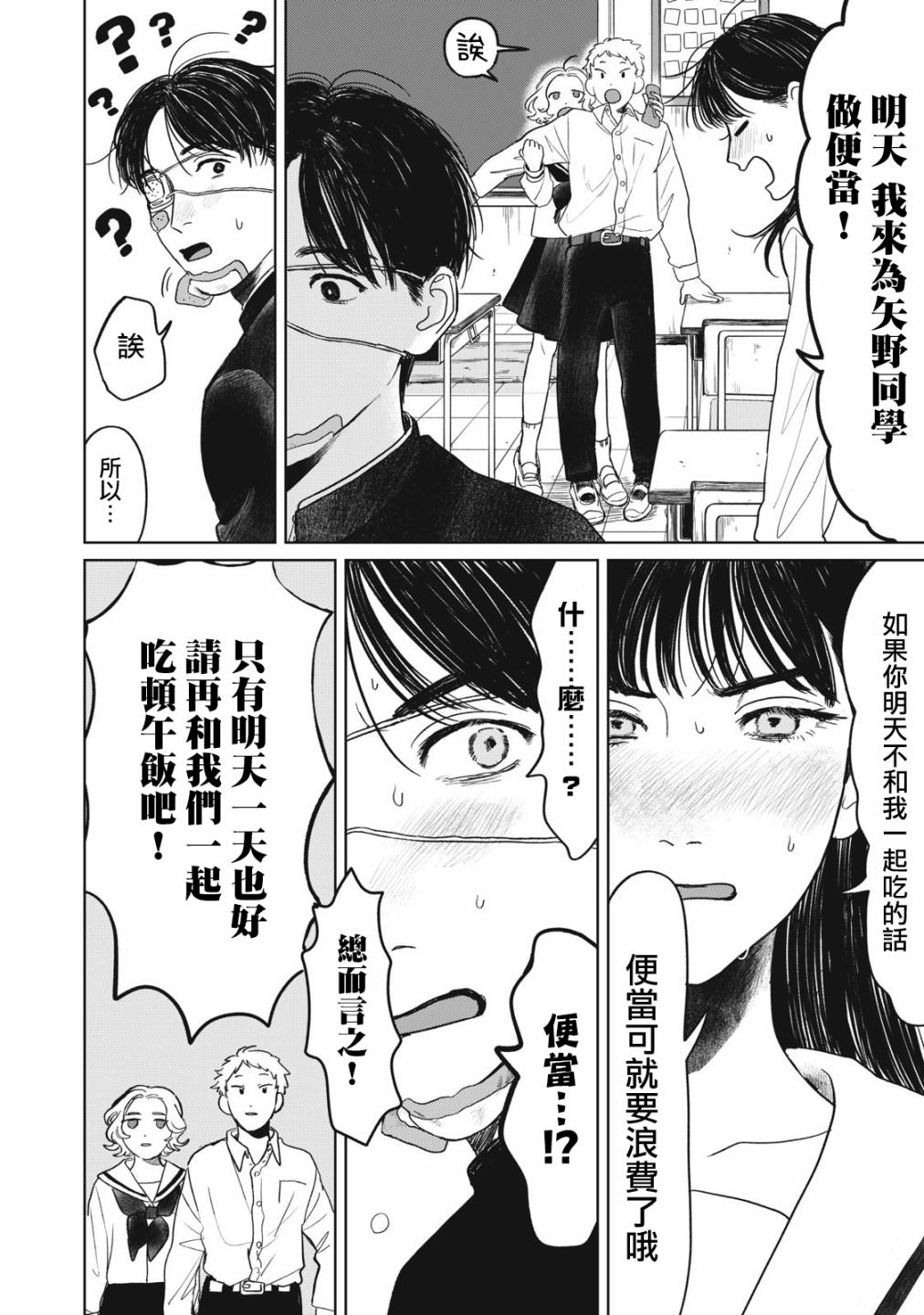 矢野同学观察日记漫画,第3话1图