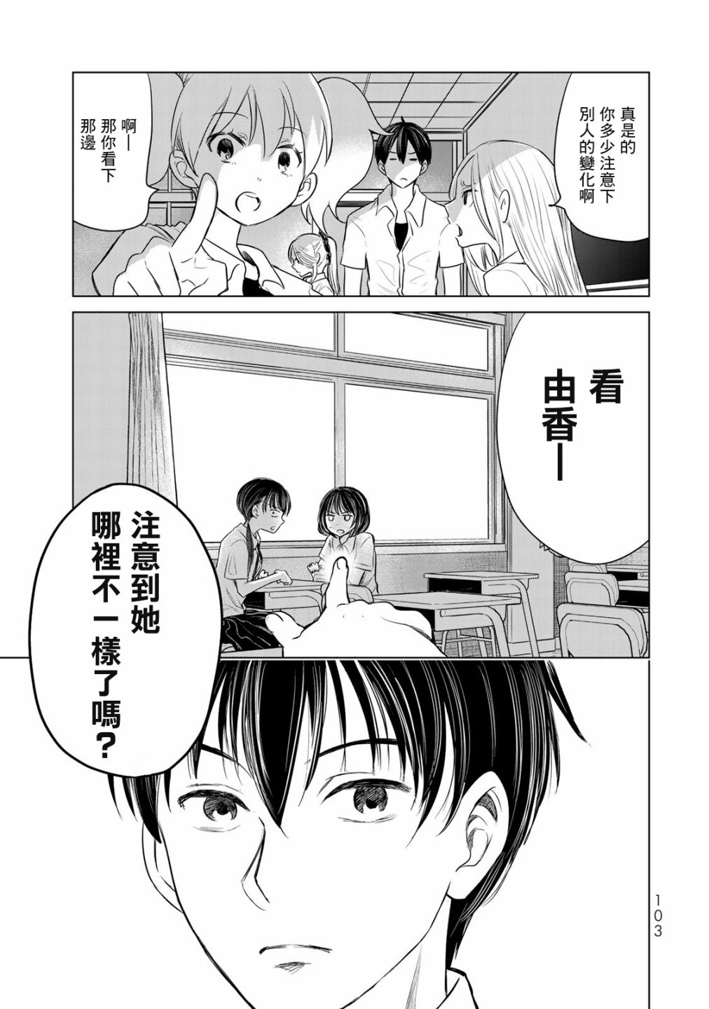 交换漫画日记漫画,第5话轻浮男1图