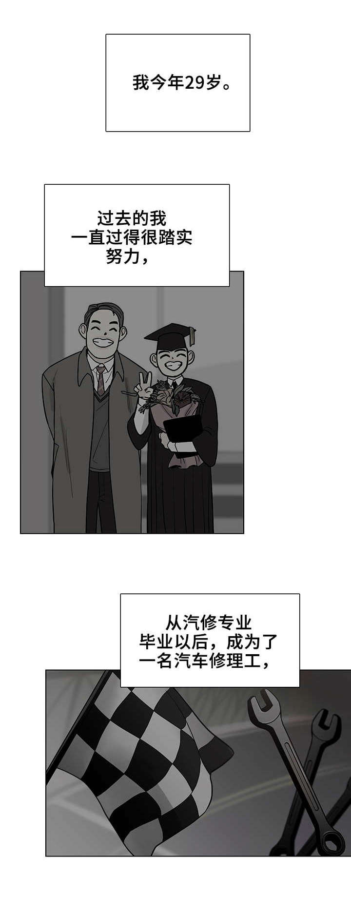 车手总冠军与车队总冠军漫画,第1章：辞职1图