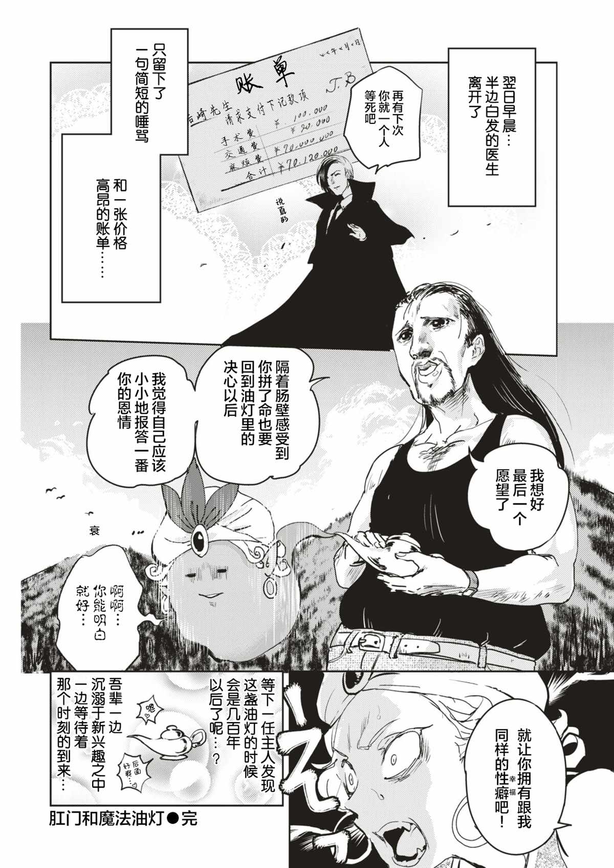 金肛大战机械肛斯拉漫画,一肛零一夜5图