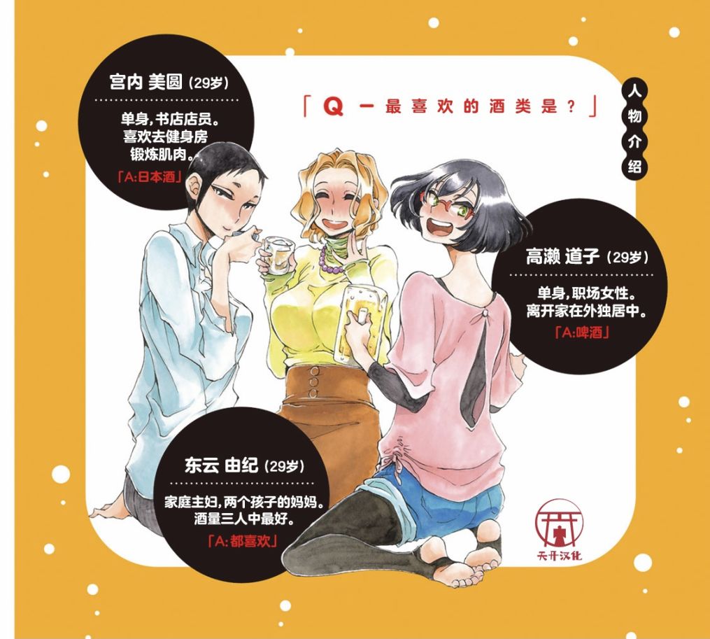 豪饮女子漫画,第1话3图