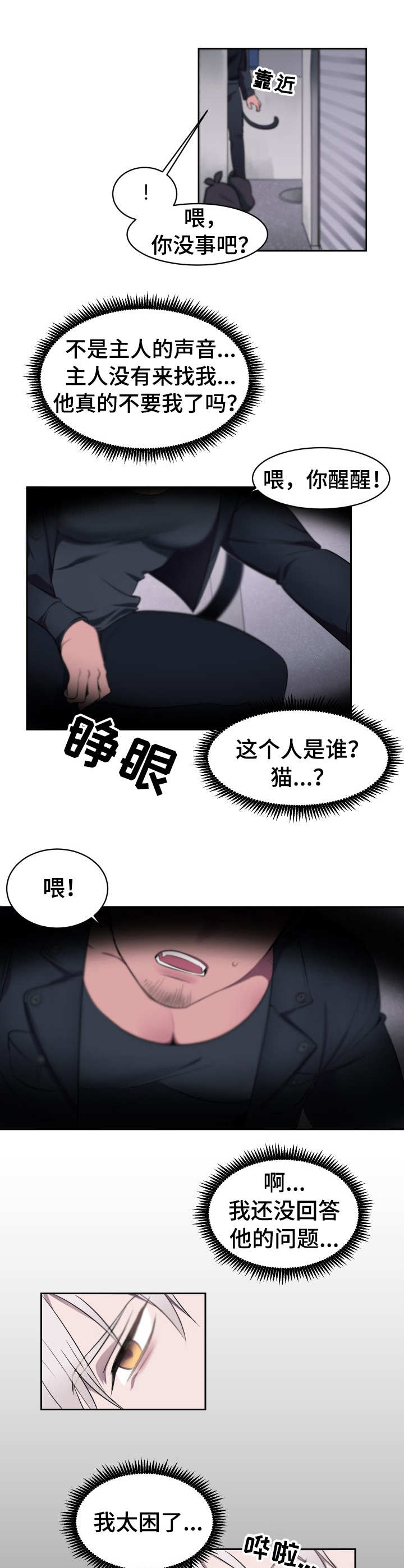 阿喵和阿旺的美食频道漫画,第1章：遗弃3图