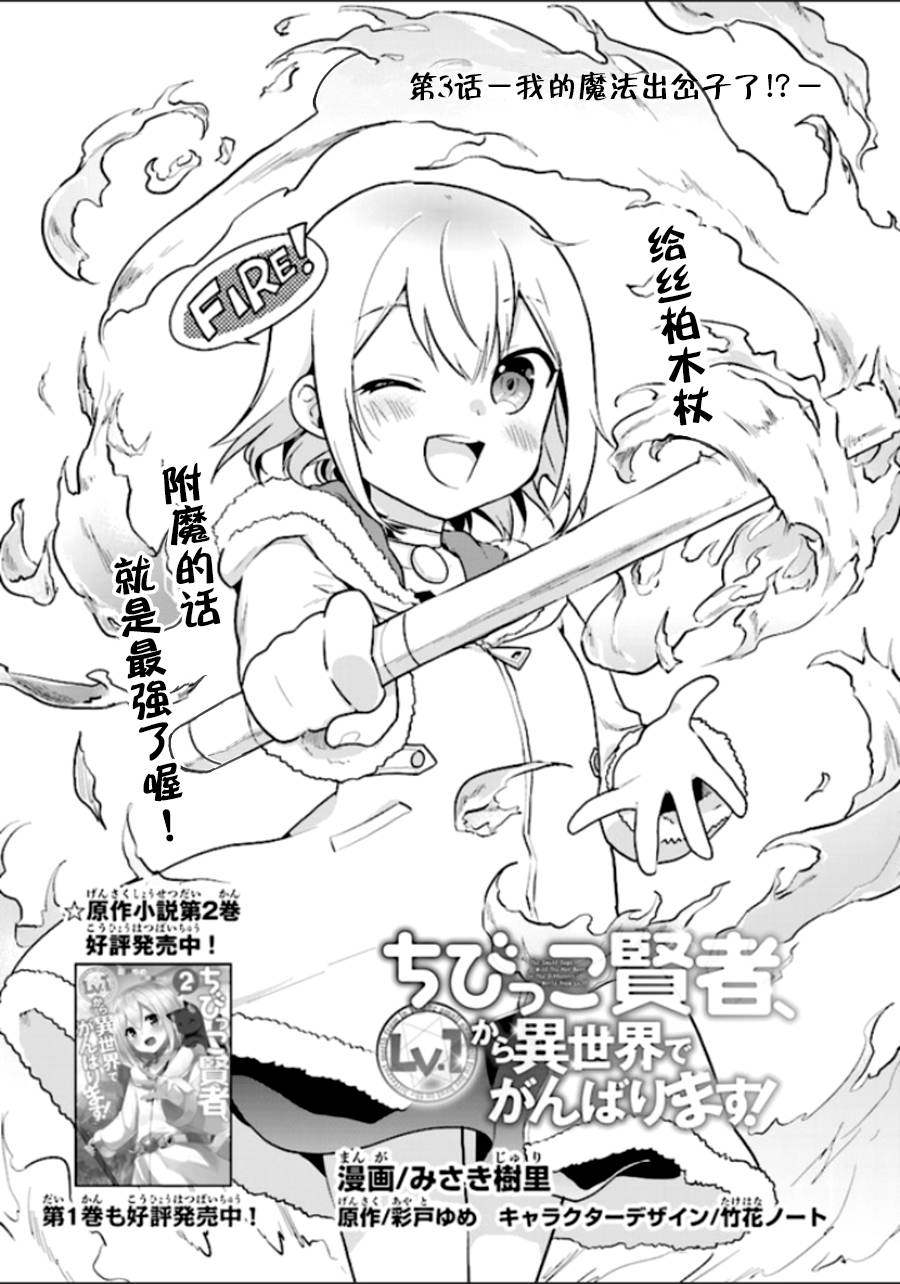 小不点贤者从Lv.1开始在异世界奋斗漫画,第3话1图