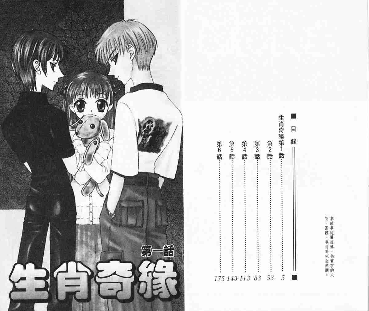 水果篮子漫画,第1卷3图