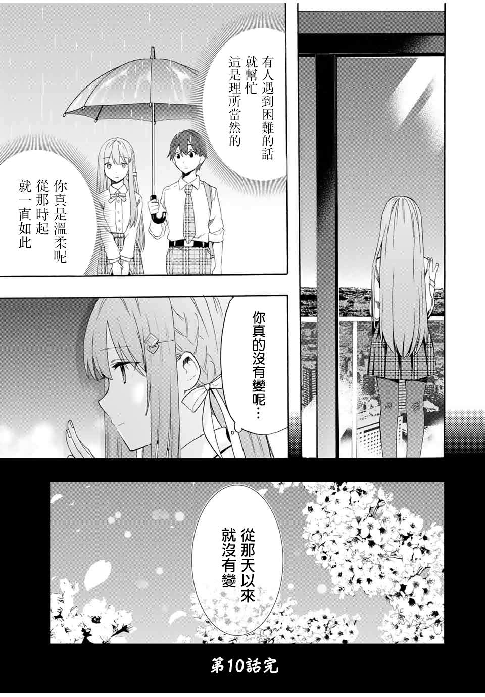 灰姑娘不会去找王子原作漫画,第10话雨天1图