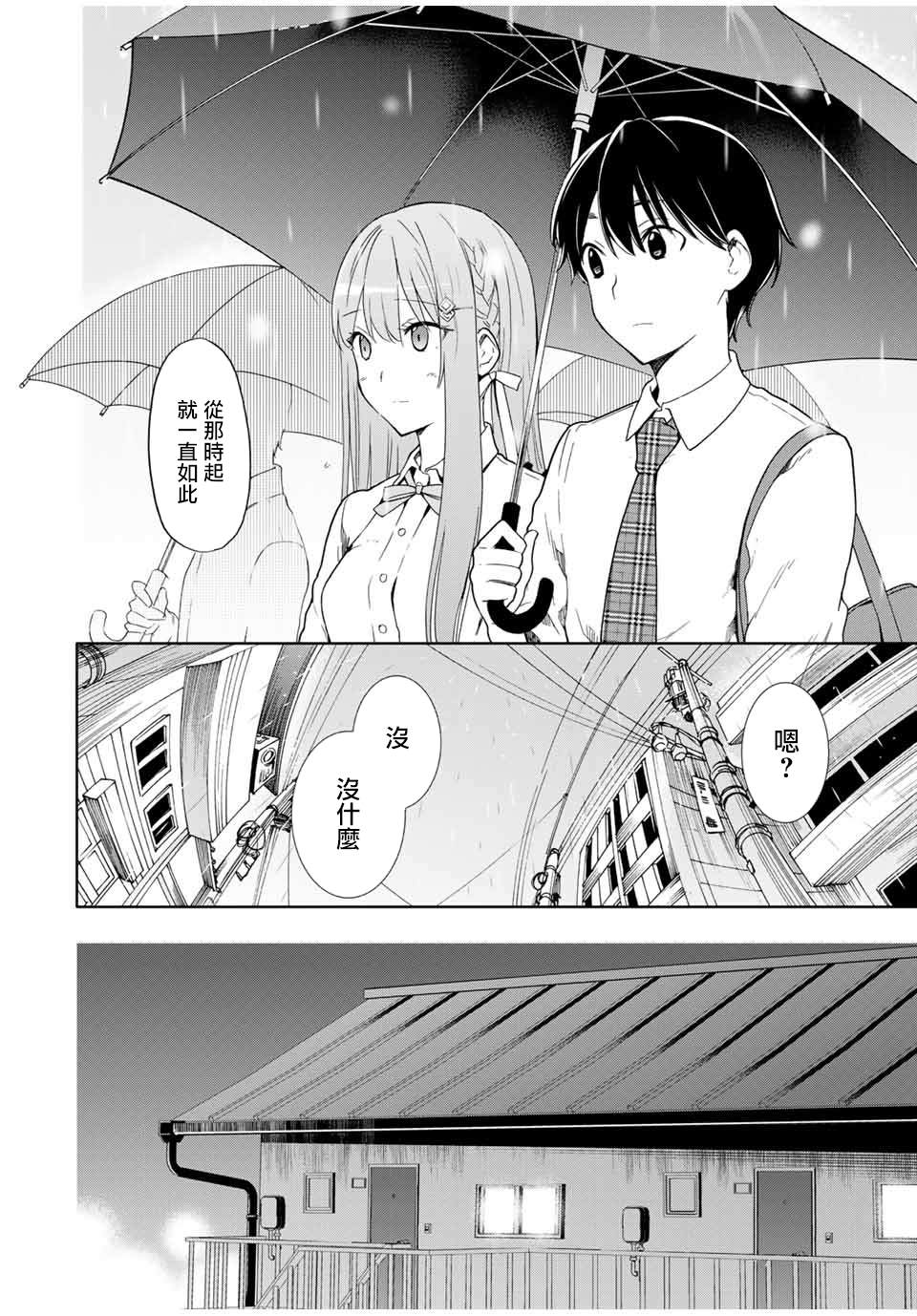 灰姑娘不会去找王子原作漫画,第10话雨天1图