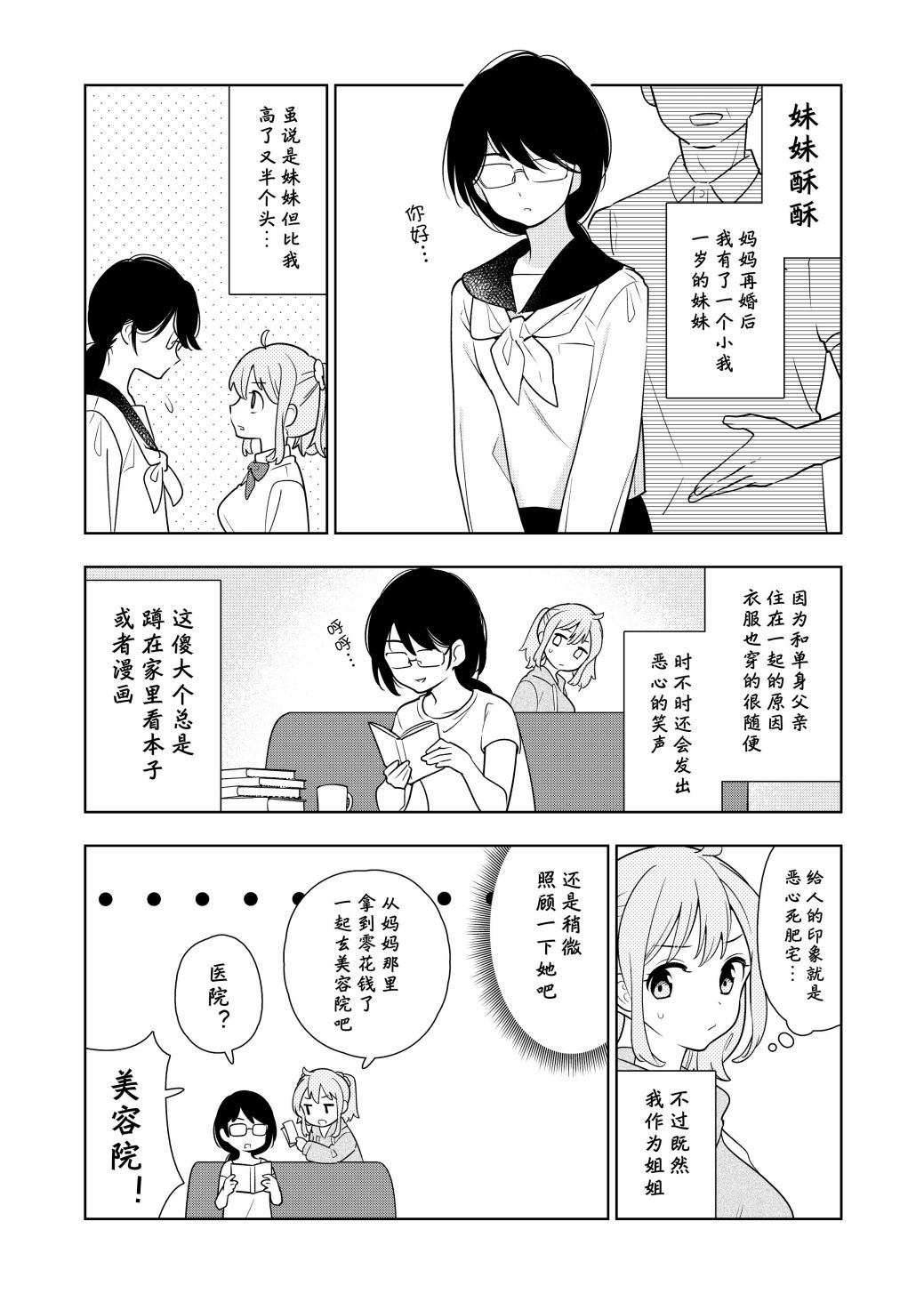 阴暗系妹妹成为我男友的那些事漫画,第1话4图