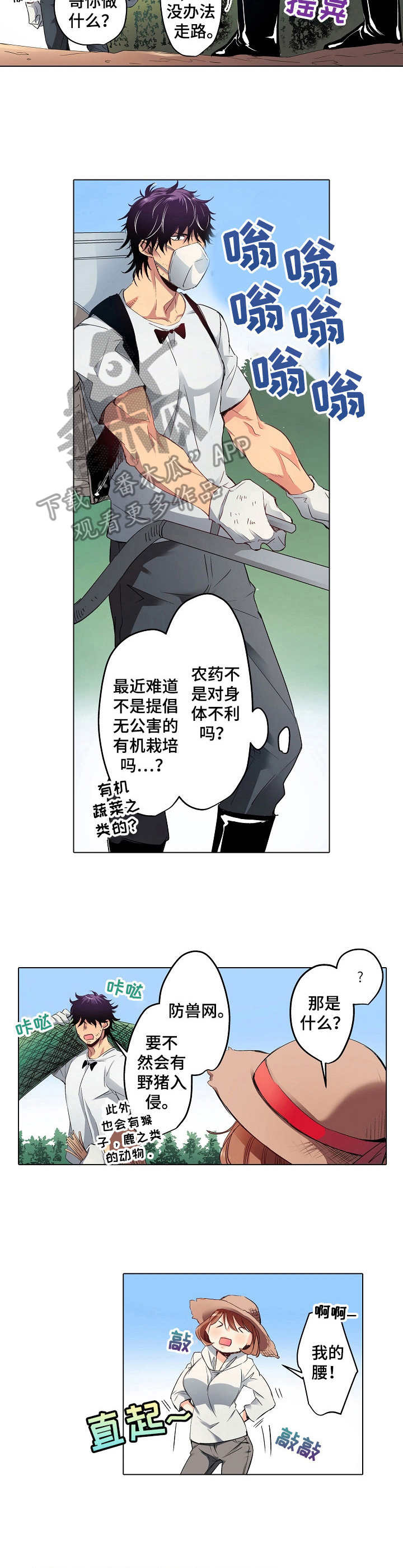 乡野大叔漫画,第5章：农活4图