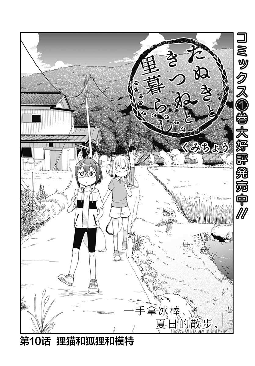 与貍猫和狐貍的乡村生活漫画,第10话3图