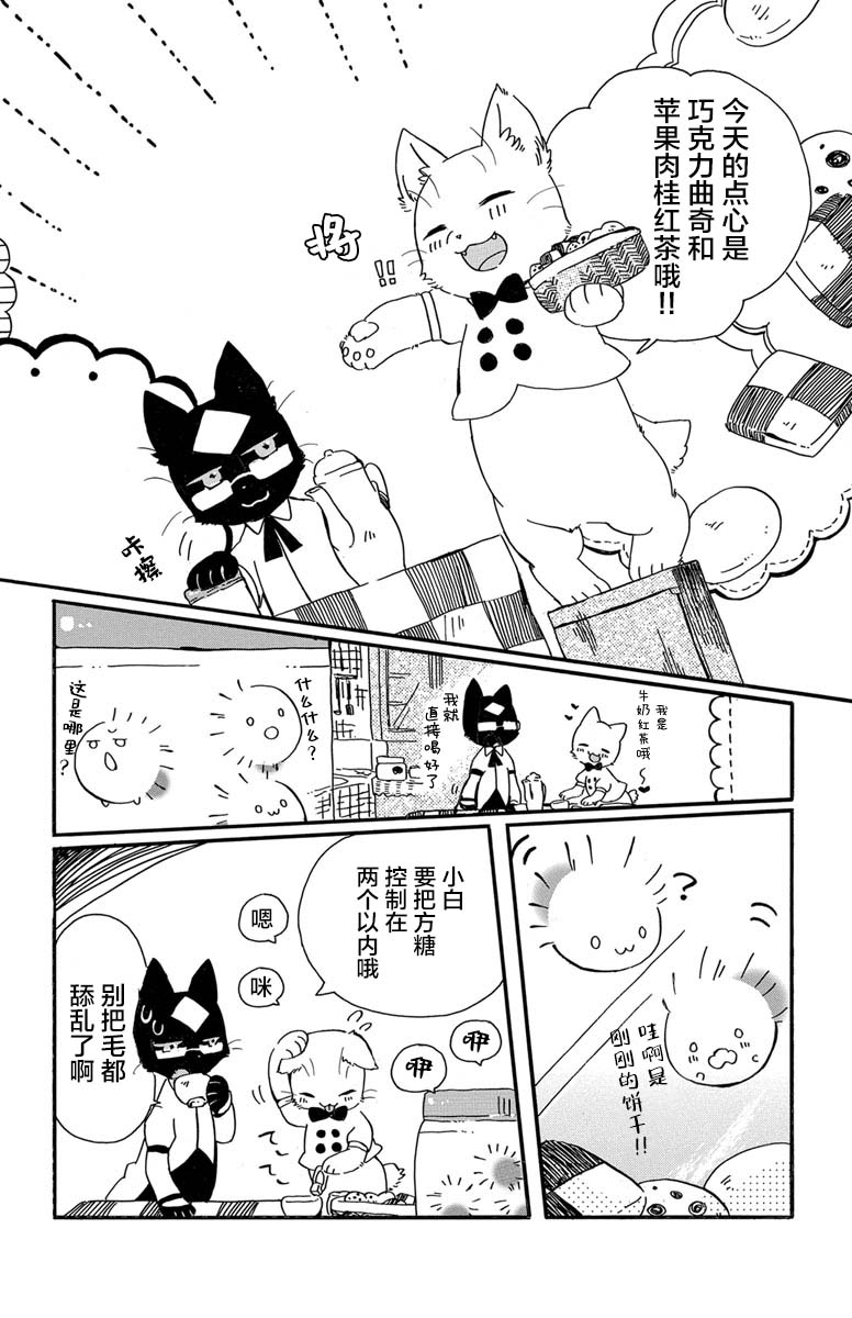 黑白猫咪幻想曲漫画,第1.4话3图