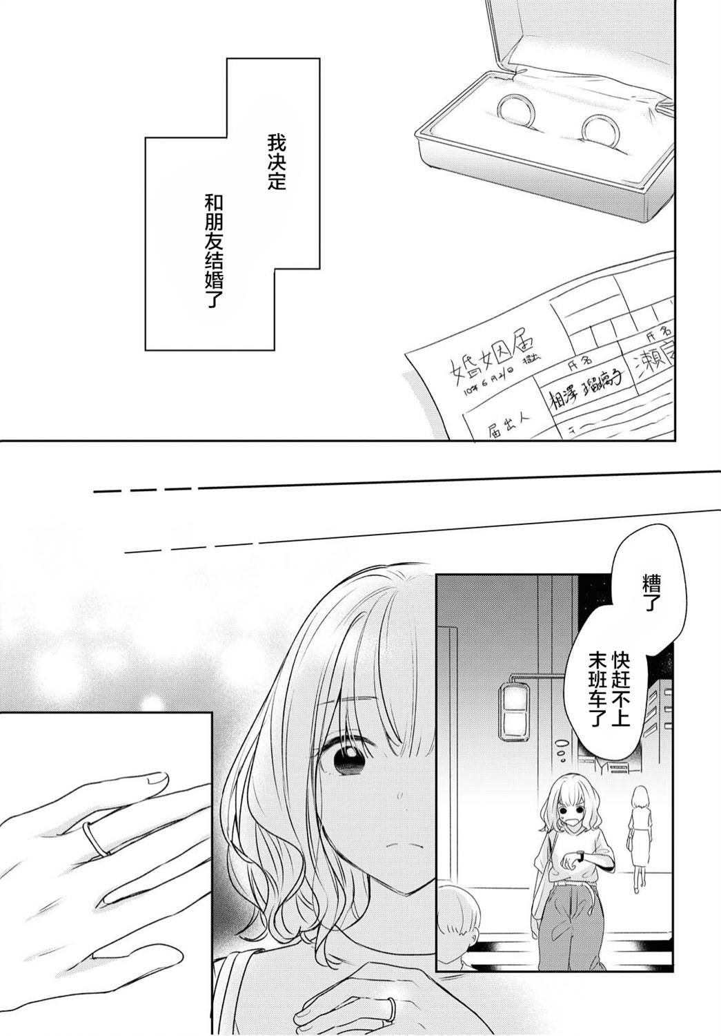 尝试与女性朋友结婚了漫画,第1话1图