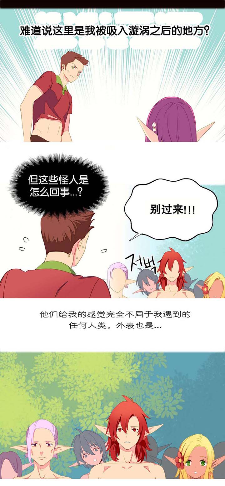 精灵小岛漫画,第4章：穿越5图