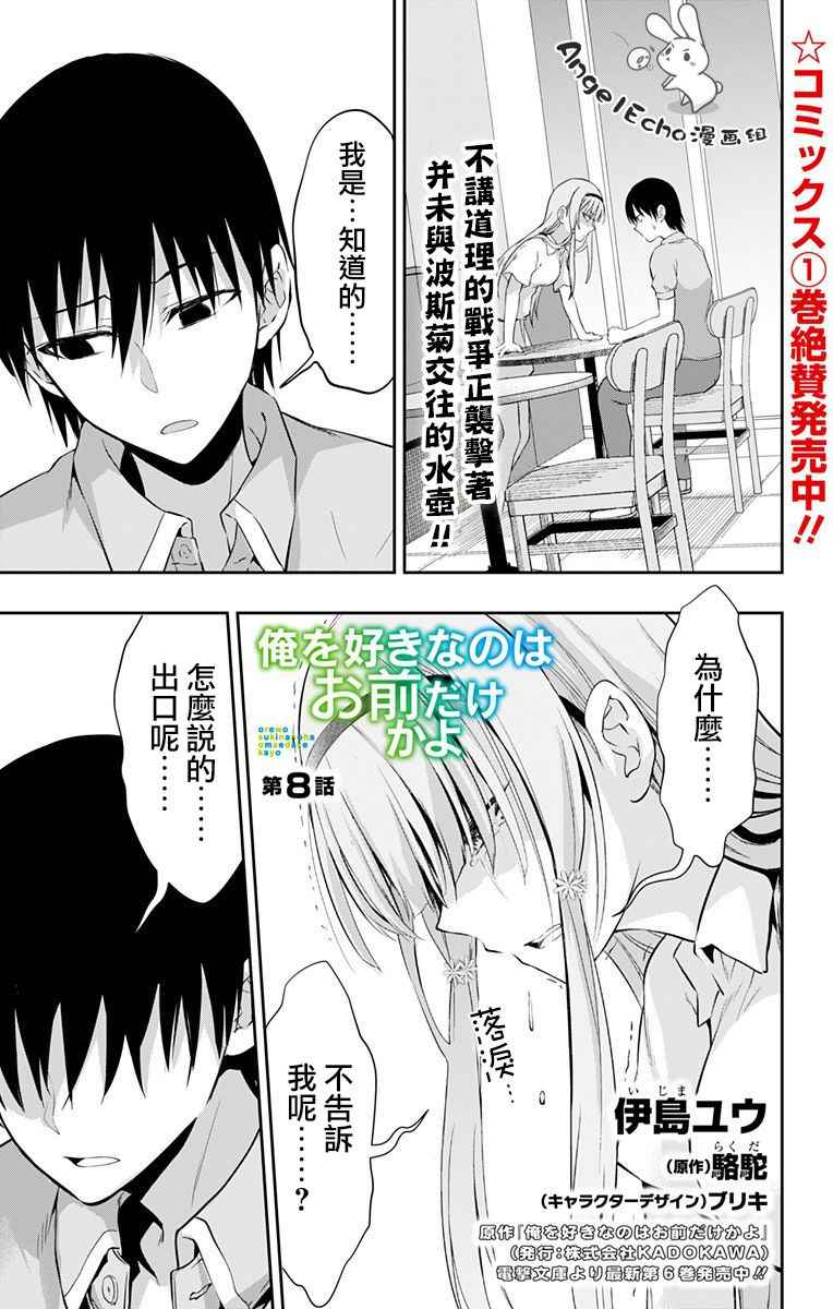 喜欢本大爷的竟然就你一个？漫画,第8话1图