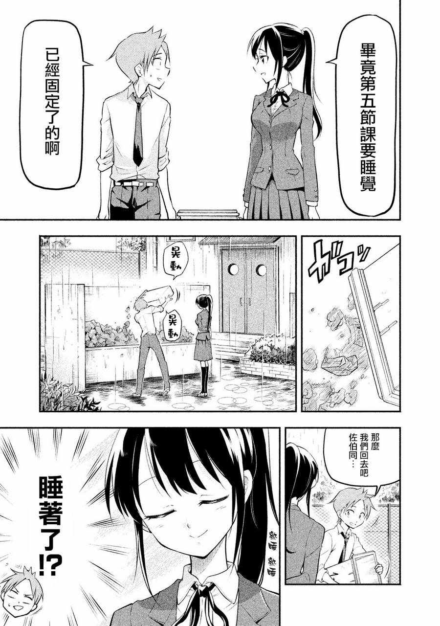 佐伯同学睡著了漫画,第2话3图