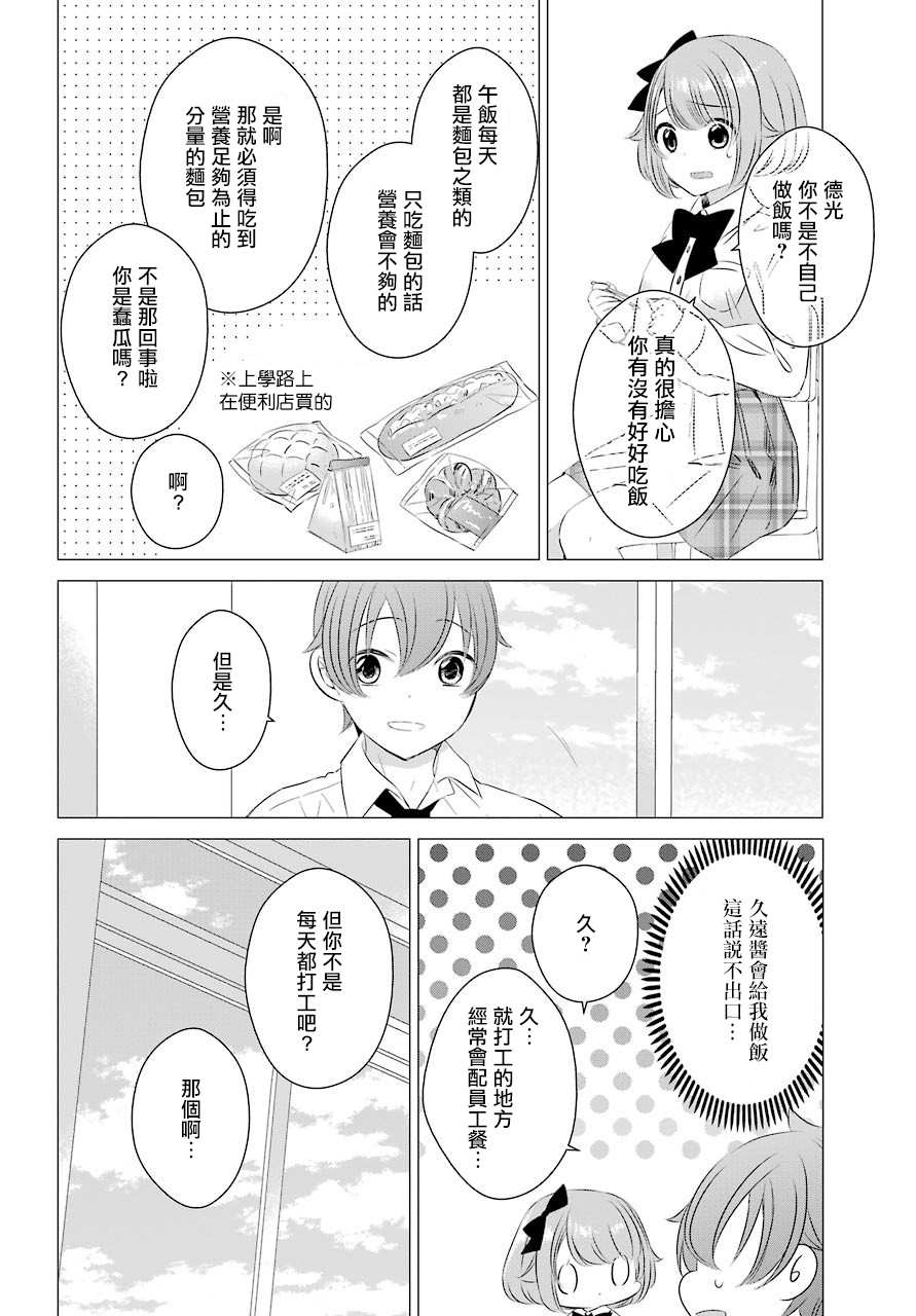 单间、光照尚好、附带天使。漫画,第3话可以做便当吗？3图