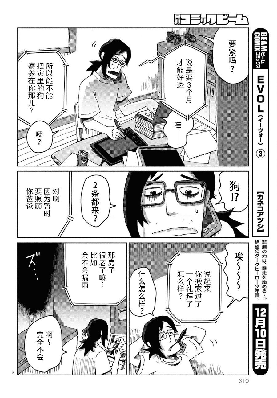 狗、米田、和鬼屋漫画,第1话2图