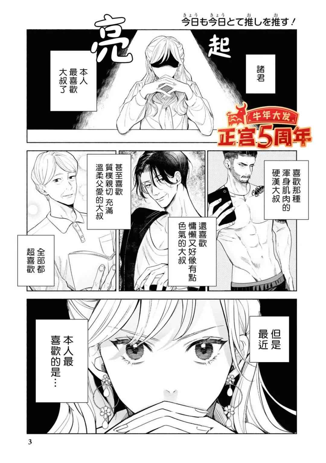 今天一天也绝赞应援我推中!漫画,第1话4图