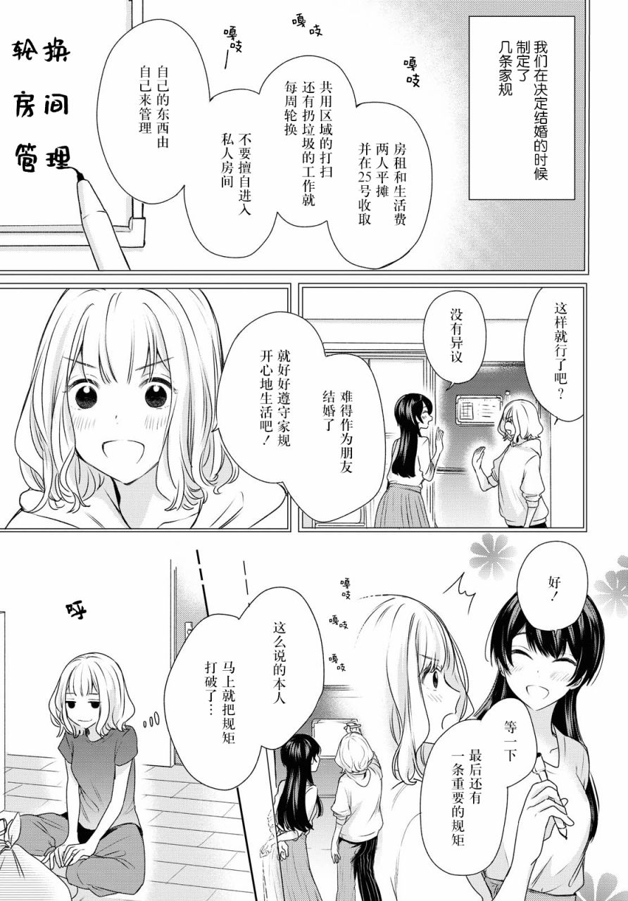 尝试与女性朋友结婚了漫画,第2话4图