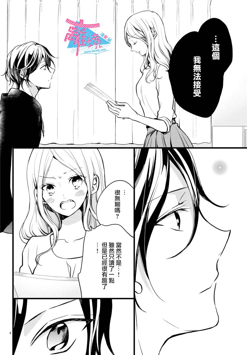 接吻在原稿之后漫画,第2话1图