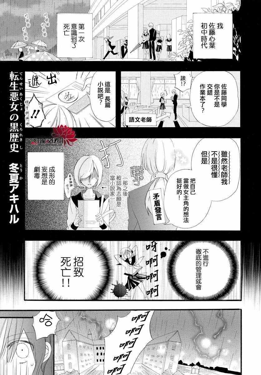 转生恶女的黑历史漫画,第5话1图