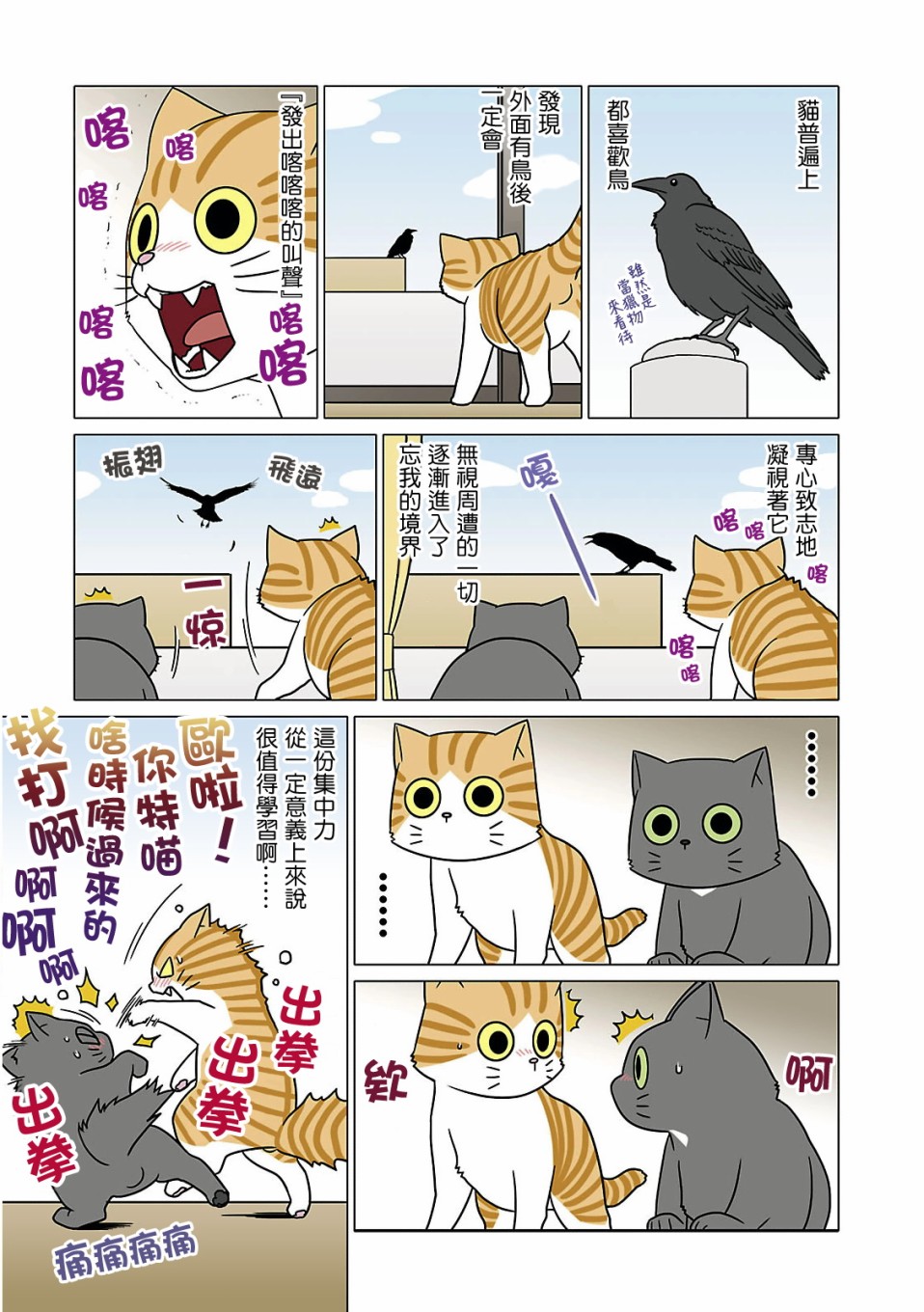 猫和我的日常漫画,第6话3图