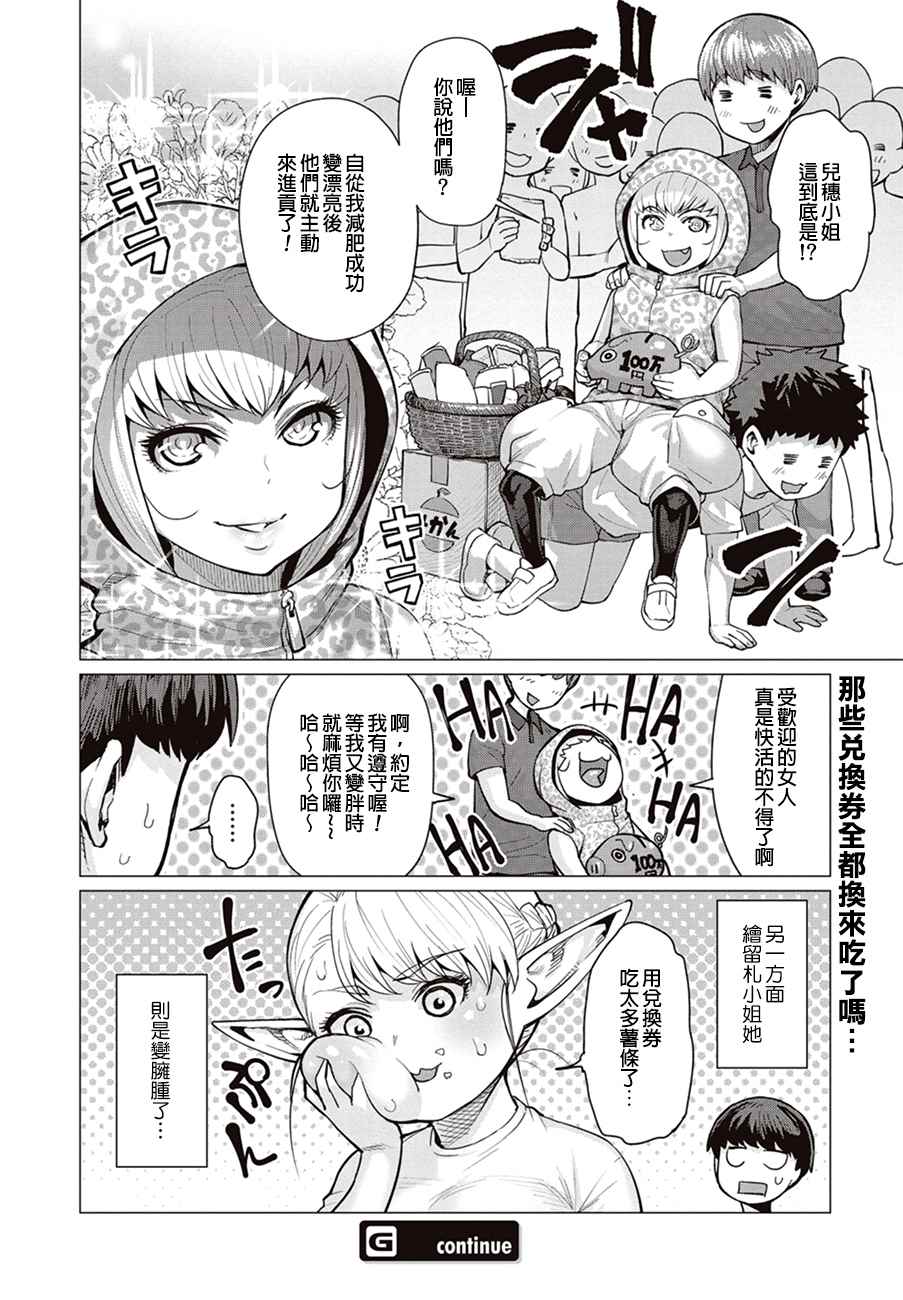 精灵小姐瘦不了。漫画,第8话1图