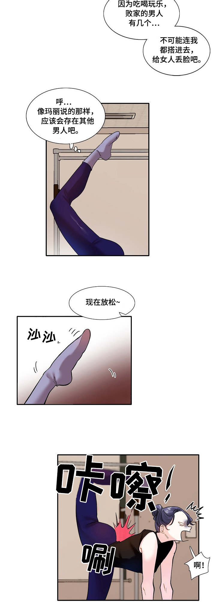 恋爱花销图漫画,第3章：教练2图