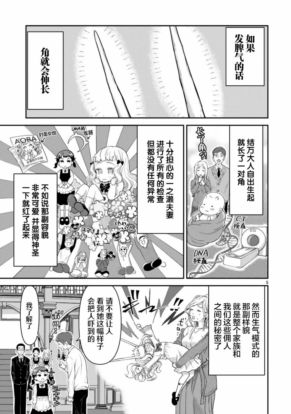 想体验青春的我家大小姐、是个可爱鬼漫画,第1话5图