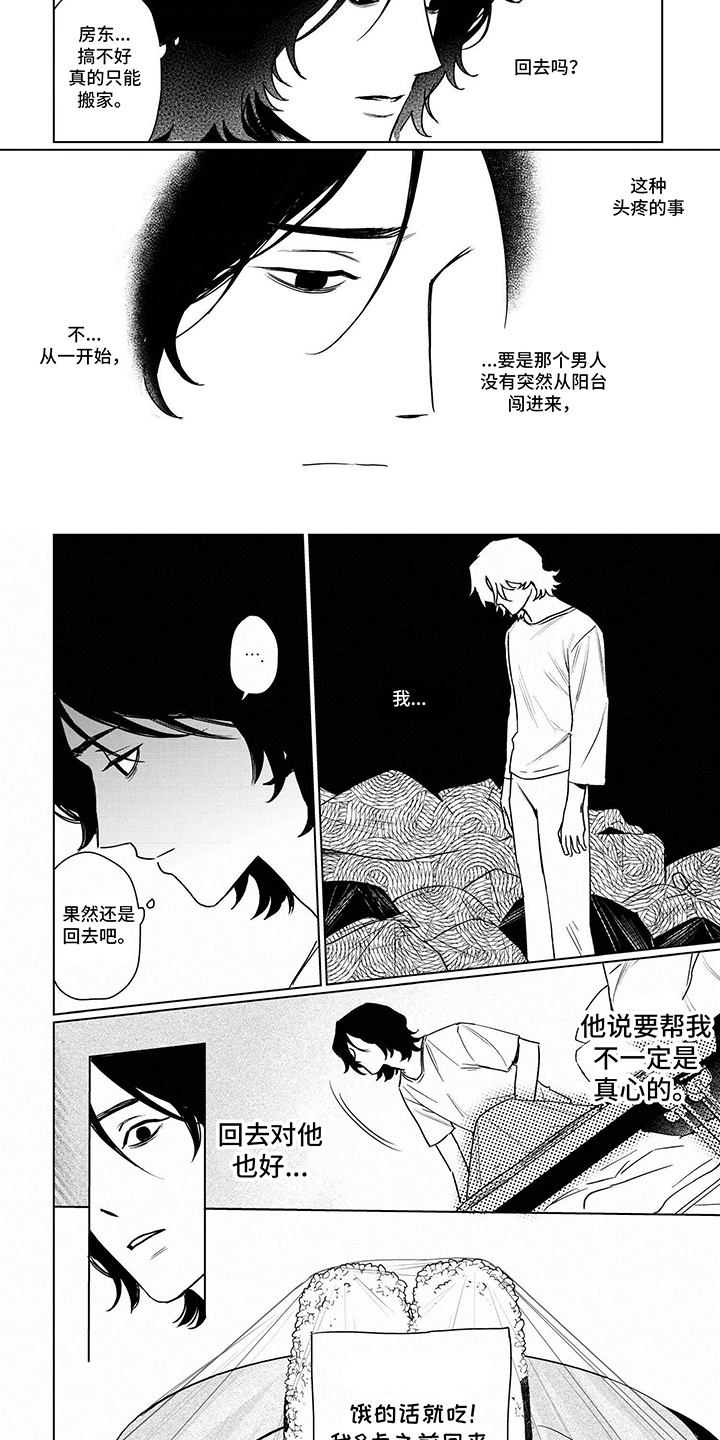 垃圾房租客漫画,第3话2图