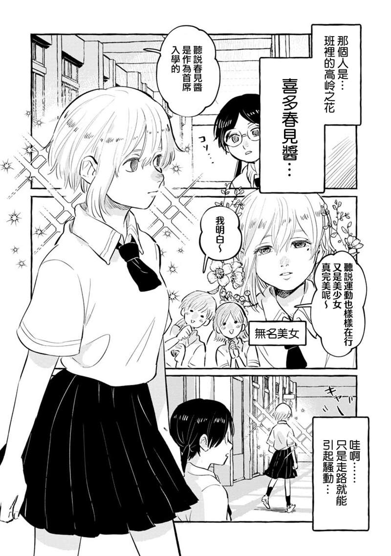 积极而孤单的春见酱 漫画,第1话4图