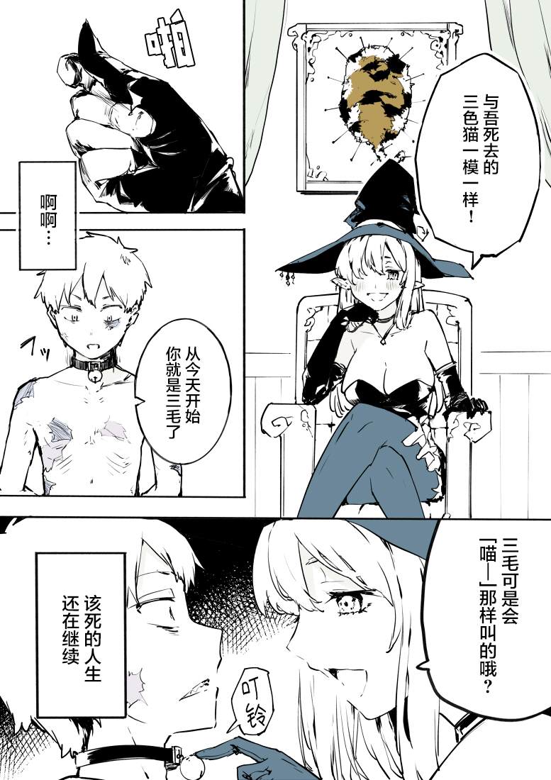 变成猫的少年漫画,短篇2图