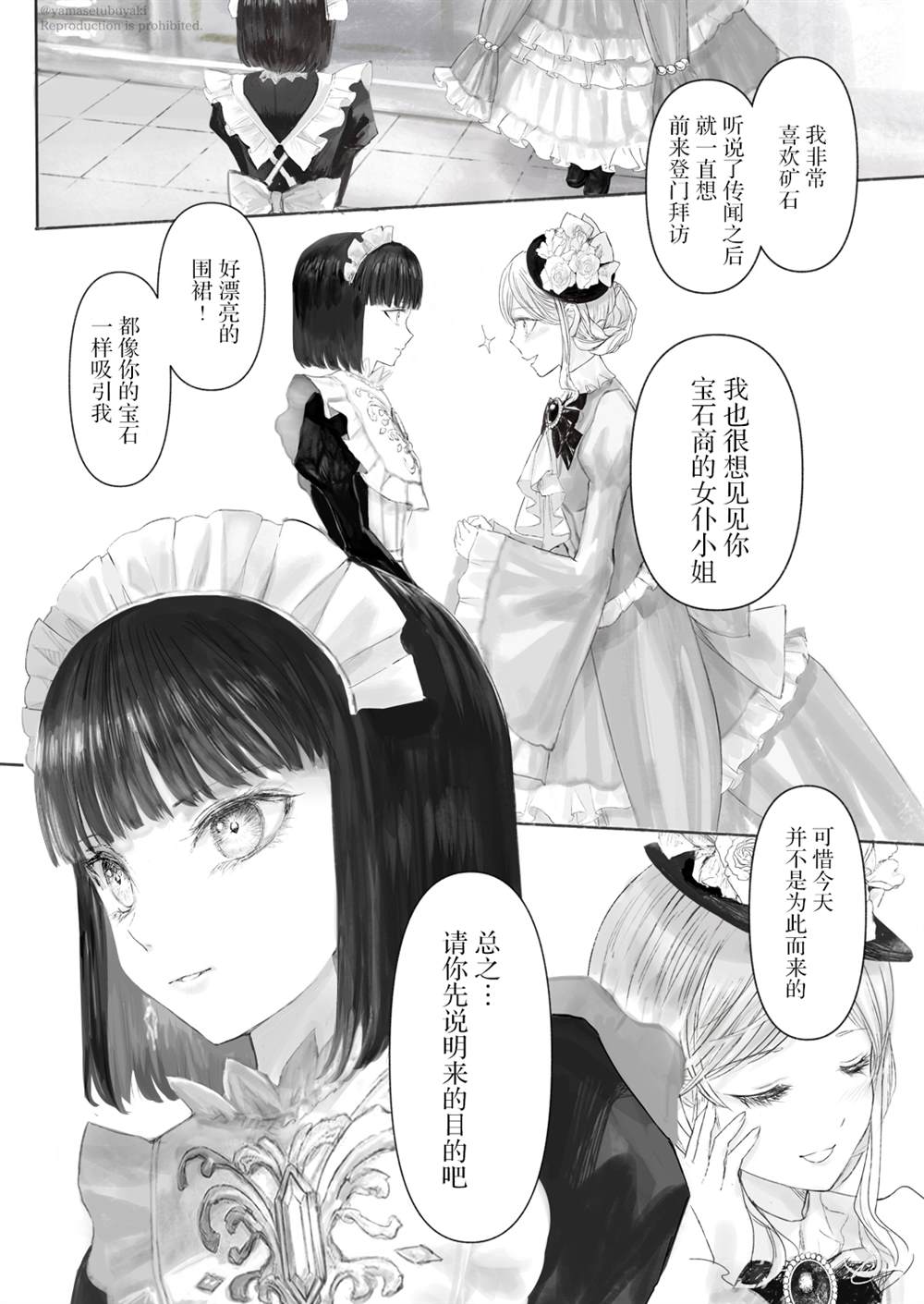 宝石商人的女仆漫画,第2话5图