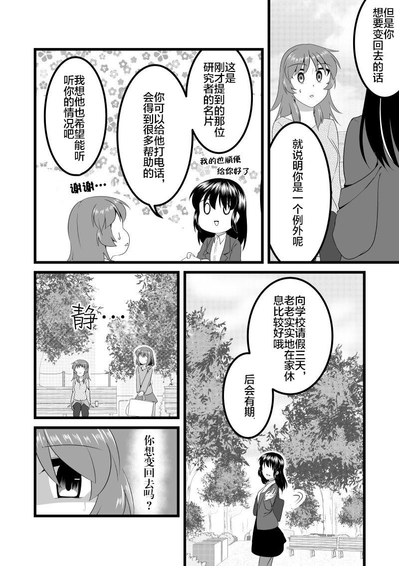 爱上伪娘的我变成了女生！？漫画,第8话4图